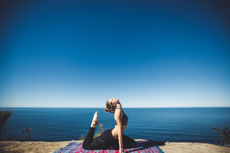 Yoga stretching exercise